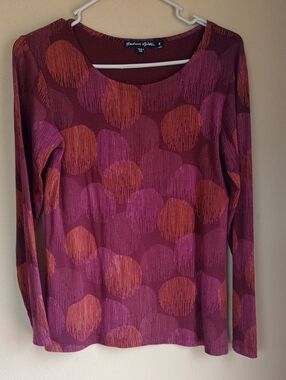 Gudrun Sjoden Long Sleeve Cotton Basic Shirt Size S